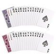 thumbnail image 2 of Metsyth Naipes Baraja de naipes Paquete de 2 cartas de póquer estándar Juego profesional Juegos de cartas divertidos para adultos Tarjetas de diseño único para Pinochle Go Fish Cartas (rosa/púrpura), 2 of 5