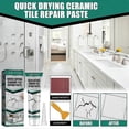 thumbnail image 4 of Tile & Marble Repair Paste Waterproof Bathroom Tub Floor Ceramic Crack Adhesive Universal Ceramic Crack, 4 of 5