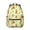 Sunflower and Bud, variant on Sunflower and Cowprint White Pattern Backpack for School, Cute School Bag with Adjustable Shoulder Straps and Padded Back, 15.3"x11"x7.1"