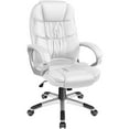 Vineego Office Chair High Back Computer Chair Ergonomic Desk Chair, PU Leather Adjustable Height