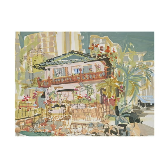 Canvas Wall Art - Erin McGee Ferrell 'Hawaii II' Wall Art for Living Room, Bedroom, or Office Décor by Trademark Fine Art - 19 x 14 Inches