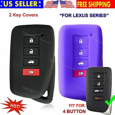 Dobrev Silicone Cover Entry Fob Case Skin Keyless Holder for Lexus Gs RX RC 350 Key ES300 350 300h IS 300 250 200t 450h NX300 NX300h Key