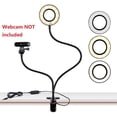 thumbnail image 2 of Soporte de luz para cámara web para transmisión en vivo, anillo de luz para selfies con soporte de montaje para cámara web para Logitech C925e, C922 X, C930e, C922, C930 C920, C615, Brio 4K, 2 of 5