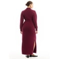 thumbnail image 2 of June & Vie Women's Plus Size Turtleneck Sweater Dress, 2 of 3