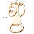 thumbnail image 6 of Ludlz 2Pcs Bottle Opener 50th Anniversary Theme Rhinestone Inlaid Alloy Wedding Memorial Dinner Party Manual Beer Opener for Kitchen, 6 of 8