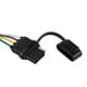thumbnail image 2 of ZPSHYD Conectores de Remolque, Kit de arnés de cableado de luz de Remolque con Adaptador de Conector de cableado Plano de 4 Pines 6-24V para Remolque de Barra de Remolque de Caravana, 2 of 5