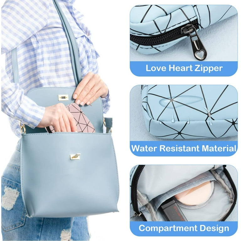 Menstrual Pouch Pad Holder Pad Holder for Period 1 Pcs Napkins Bag Zipper  Pad Storage Bag