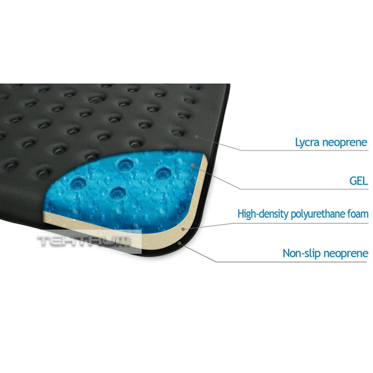  Tektrum Thick Orthopedic Cool Gel Seat Cushion with Cooling  Vents for Wheelchair, Office, Home, Car–Relief for Back Pain, Sciatica,  Tailbone, Prostate, Postnatal, Postoperative Pain (GS1201-BLK) : Health &  Household
