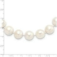 thumbnail image 4 of Sterling Silver Rh 12-13mm White Fwc Pearl Necklace Made In Canada qh5359-18, 4 of 5