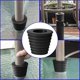 thumbnail image 5 of 2x cuña de cono de paraguas de goma para soporte de base, tapón de orificio, mesa, paraguas de Patio, 1,5 pulgadas/38mm, superma, negro, 5 of 5