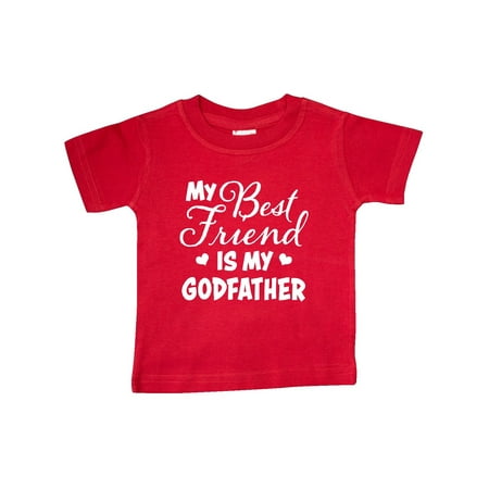 

Inktastic My Best Friend is My Godfather with Hearts Gift Baby Boy or Baby Girl T-Shirt