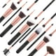 thumbnail image 2 of Emaxdesign Brochas De Maquillaje 17 Piezas Brocha Sintética Premium Para Base De Maquillaje En Polvo Para Mezclar Rubor Corrector Ojos Cara Líquido Polvo Crema Cosméticos Kit De Brochas (Oro Rosa), 2 of 5