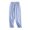 Blue, variant on Women's Plush Lounge Pants with Elastic Waistband, Soft Sleepwear for Home Wear, Comfortable Relaxed Fit Sleep Pants, Cozy Thermal Pajama Bottoms for Indoor Relaxation, Warm House Pants for Women