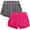 Pink/Grey, variant on Girls Shorts Lightweight Butterfly Shorts for Girls Soft Stretch Flowy Skort 2 Pack