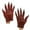C003- Style C, variant on Haunted House Decor Collection, Haunted House Decorations Claw Gloves, Scary Halloween Mask Compatible Gloves, Red Decorations Textured Latex Monster Hand Pair, Wrinkled Beast-1