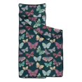 thumbnail image 2 of Colorful Butterfly Pattern Teens Toddler Nap Mat with Pillow, Sleeping Mat Bag for Preschool Daycare 50"x20", 2 of 6