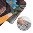 thumbnail image 5 of Yiaed Painted Flower Puppy Print Bathroom Mat Set 2 Pieces Mat Anti-Skid Pad Ultra Soft and Absorbent Bathroom Bath Mat Contour Bath Rugs for Toilet Base, 5 of 6