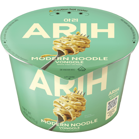 ARIH Modern Noodles, Western-Korean Fusion Soup-Less Noodles, Vongole, Bowl