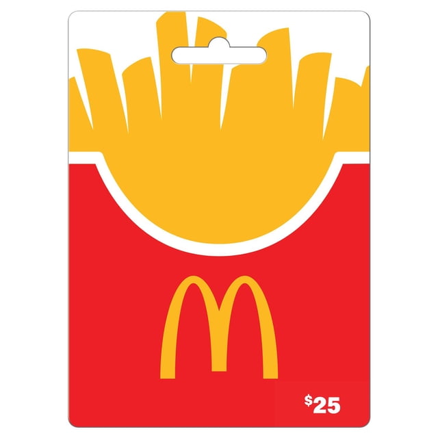 McDonalds 25 Gift Card