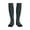 1 Black, variant on Picia Mardi Gras Strings of Beads Printed Sports Compression Socks - 15-20mmHg Graduated Compression, High-Performance Soft and Breathable Socks for Men and Women
