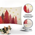 thumbnail image 6 of Red Christmas Lumbar Pillow Covers 12x20 Inch Set of 2 Santa Tree Gold Snowflake Xmas Rectangular Throw Pillows For Couch Winter Holiday Pillow Cases Farmhouse Home Decor For Sofa Porch Outdoor, 6 of 6