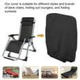 thumbnail image 2 of 2/1Pack Housses de Chaise de Patio Imperméable Anti-Poussière Pliante avec Sac de Rangement, 2 of 6