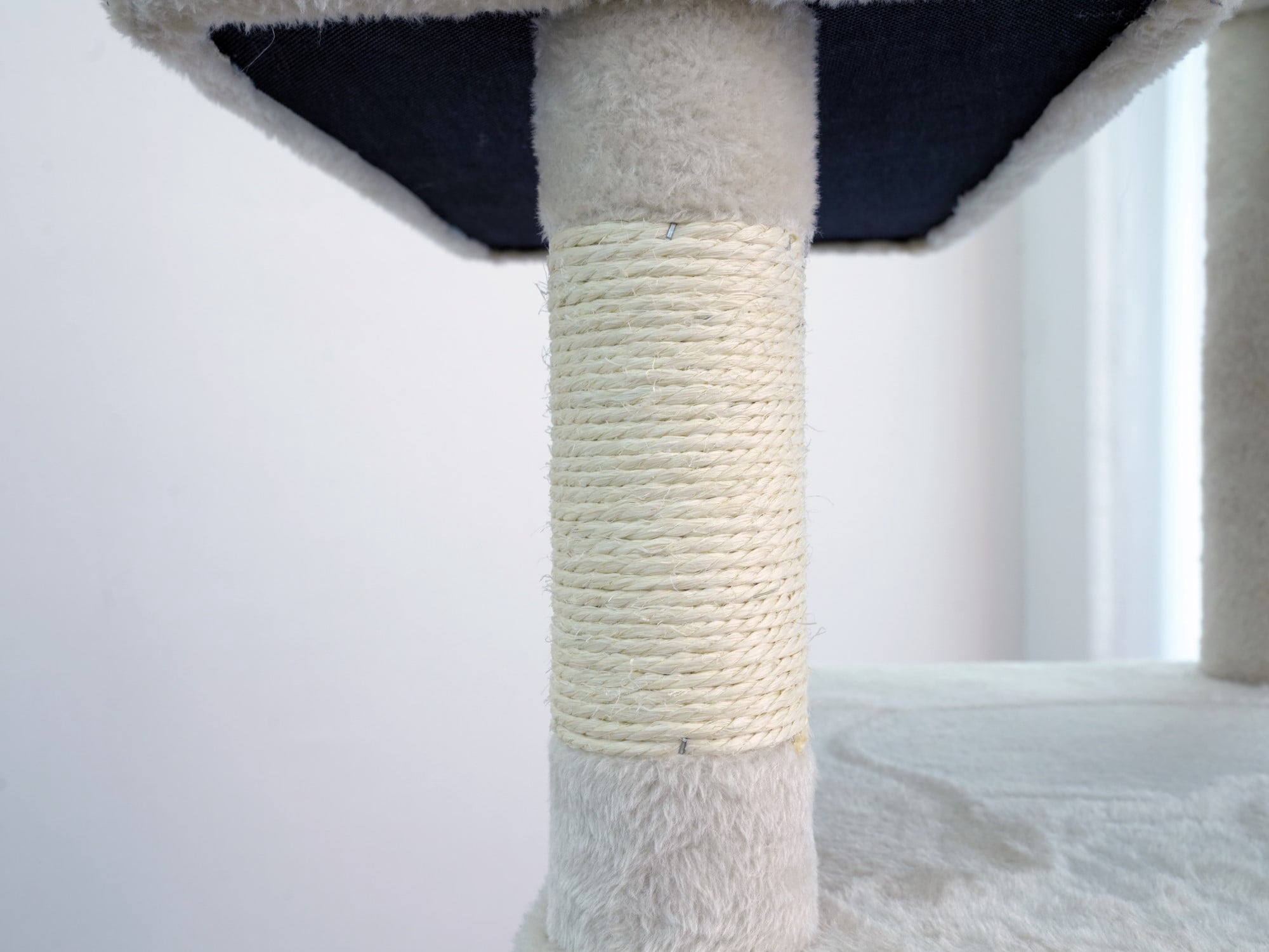Vibrant Life Heavy Duty 7-Level 70" Cat Tree with Three Condos and Hammock, Beige