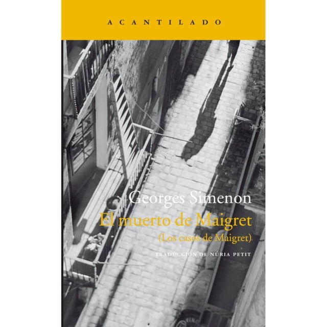 Libro El Muerto De Maigret Tapa Blanda, Autor Georges Simenon, Editorial Acantilado