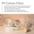 thumbnail image 3 of Dispensador de agua para mascotas, cuenco para gatos, dispensador de agua de caracol, cuenco para platos y bebederos para gatos, 3 of 5