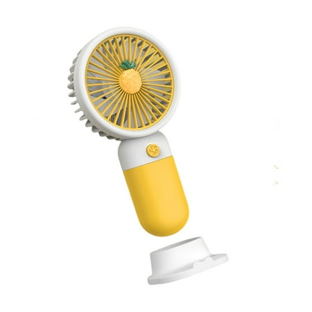 

cdar Handheld Fan Eye-catching Detachable Plastic Colorful Pocket Fan with Stable Base for Home Mini Fan