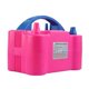 thumbnail image 1 of Inflador de bomba de soplador de globo de doble boquilla portátil eléctrico de dos piezas para decoración, fiesta [110 V ~ 120 V, 600 W, rosa roja] XianweiShao 8390615167888, 1 of 3
