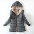 thumbnail image 3 of Clothing!Loose down jacketsLightweight and warm outerwearWomen'S Long Down Jacket Plus Size Down Jacket Cotton Jacket Lightweight Down Jacket with Hooded Winter JacketLoose down jackets, 3 of 4