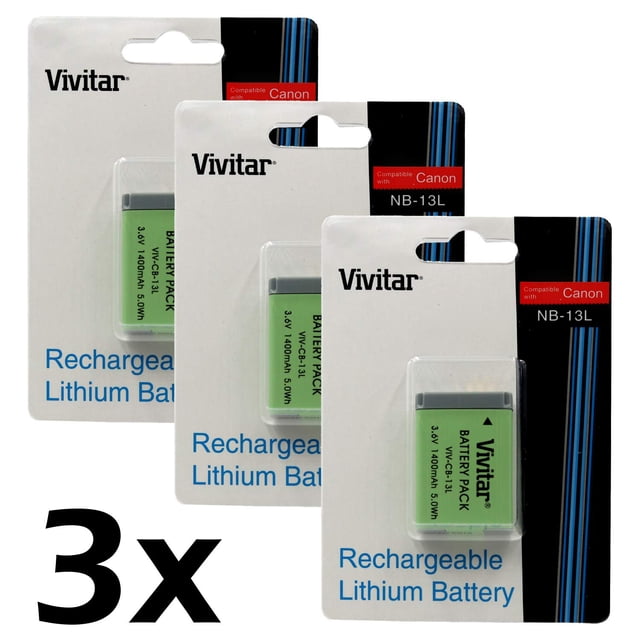 Batería Teds Electronics Li-ion 1400 mAh para Canon NB-13L