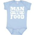 thumbnail image 3 of Inktastic Man vs Food Boys or Girls Baby Bodysuit, 3 of 5