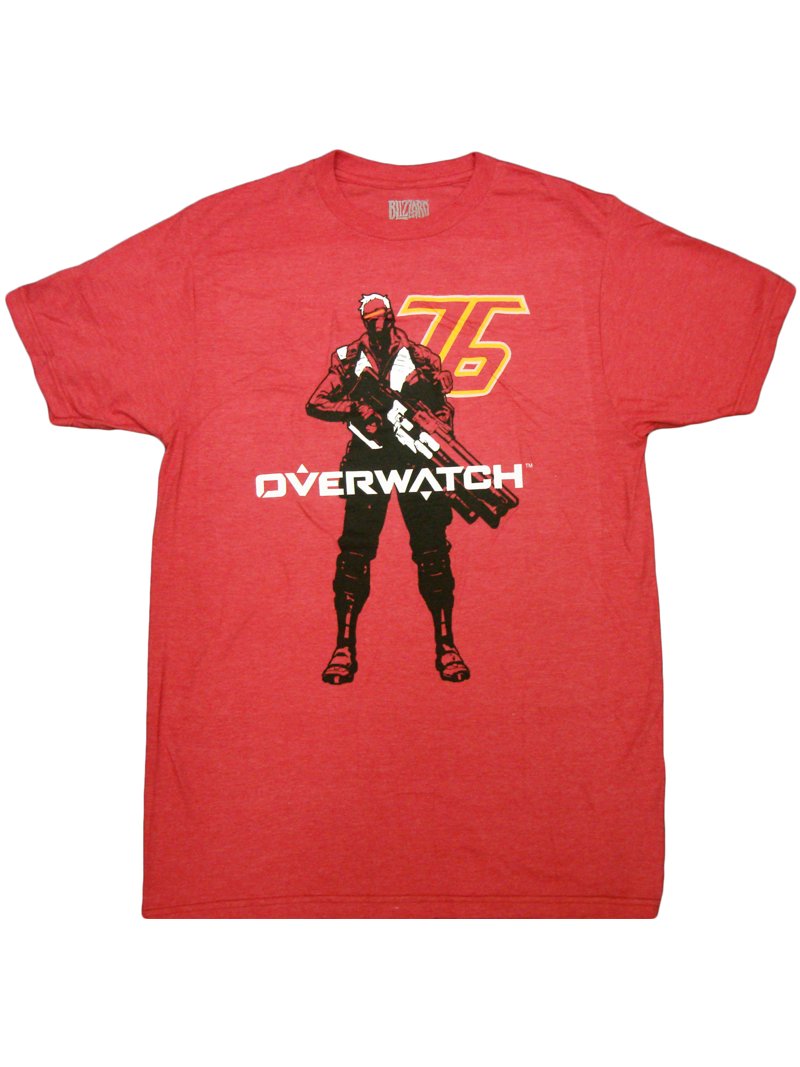 Overwatch Soldier: 76 Vigilante Premium Adult T-Shirt Walmart.com