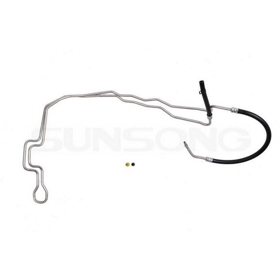 Sunsong 3404845 Power Steering Return Line Hose Assembly