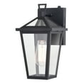 thumbnail image 6 of Derby 6-in W 1 Light Dusk to Dawn Matte Black Outdoor Wall Lantern Clear Glass Shade, LED Compatible, 6 of 13