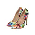thumbnail image 5 of New Women Floral Fabric Pointy Toe Stiletto Pump - 18059 By Red Cherry Collectio, 5 of 5