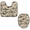 Multicolor, variant on PhooArto Toilet Lid Cover and U-Shaped Toilet Floor Mat Set of 2 Pieces, Vintage Map Sharks Patterns Toilet Mat Set, Machine Washable Seat Covers Non-Slip Absorbent Rugs