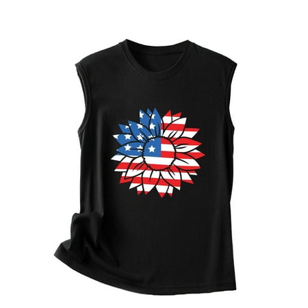

Baggy Top Women Sleeveless Tops Womens Tee Shirt Casual Tank Neck T Print Tee Blouse Vest Round Women s T-Shirts 2 Lane Top 3x plus Top Basics Women Pajama