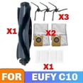 thumbnail image 1 of For Eufy C10 Robot Vacuum Replacement Parts Main Brush Hepa Filter Side Brush Dust Bag Replacement Parts, 1 of 5
