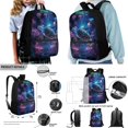 thumbnail image 2 of ZUXONGSY Turtle Jellyfish Print 4 Pcs Kids Backpack Set for Elementary Middle Schools Lightweight Bookbags School Bags with Lunch Box Pen Case and Water Bottle Holder, Casual Daypack for Girls Boys, 2 of 6
