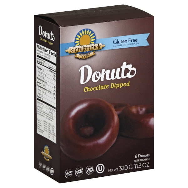 KINNIKINNICK Chocolate Dipped Donuts Gluten Free, Size 11.3 Oz (pack