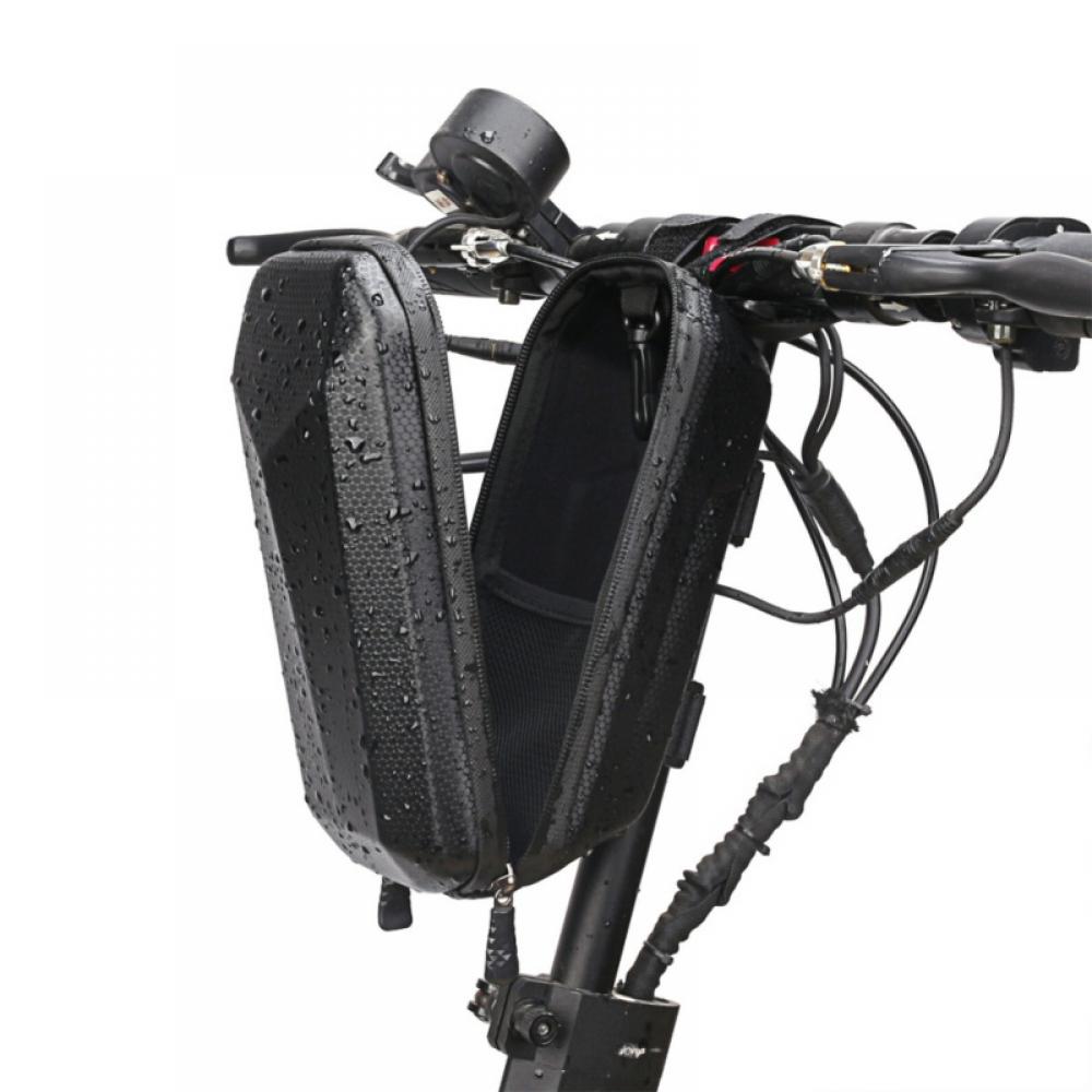 Waterproof Scooter Storage Bag 2L, Hard Shell Scooter Handlebar Bag, Front Hanging Bag for Electric Scooter, Scooter Accessories for Adults