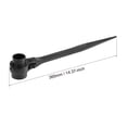 thumbnail image 2 of Uxcell 12 Point Scaffold Ratchet Spanner Ratcheting Socket Wrench 24x30mm Black, 2 of 5