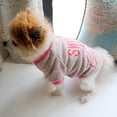 thumbnail image 6 of Letter Print Pet Pullover - Keep Warmth Soft Texture - Fashionable Dogs Sweatshirt - Winter Costume, 6 of 8