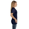 thumbnail image 4 of Hanes Ladies' 4.5 oz., 100% Ringspun Cotton nano-T V-Neck T-Shirt - S04V, 4 of 4