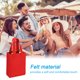 thumbnail image 5 of Bolsa de transporte para 2 botellas de vino Uxcell, bolsa para llevar botellas de vino con divisor, bolsa de almacenamiento para vino, negra, 5 of 6