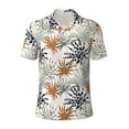 thumbnail image 2 of Daiia Tropical Leaves Pattern Men’s Polo Shirts,Solid Deck Shirt,Classic Fit, Breathable Cotton Polo for Casual and Sport Wear-XX-Large, 2 of 7