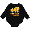 thumbnail image 2 of Inktastic 1st Birthday Construction Truck Cement Mixer Baby Fleece Bodysuit, 2 of 4